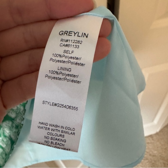 Greylin | Miki Scarf Print Halter Mini Dress | NWT - Picture 5 of 9